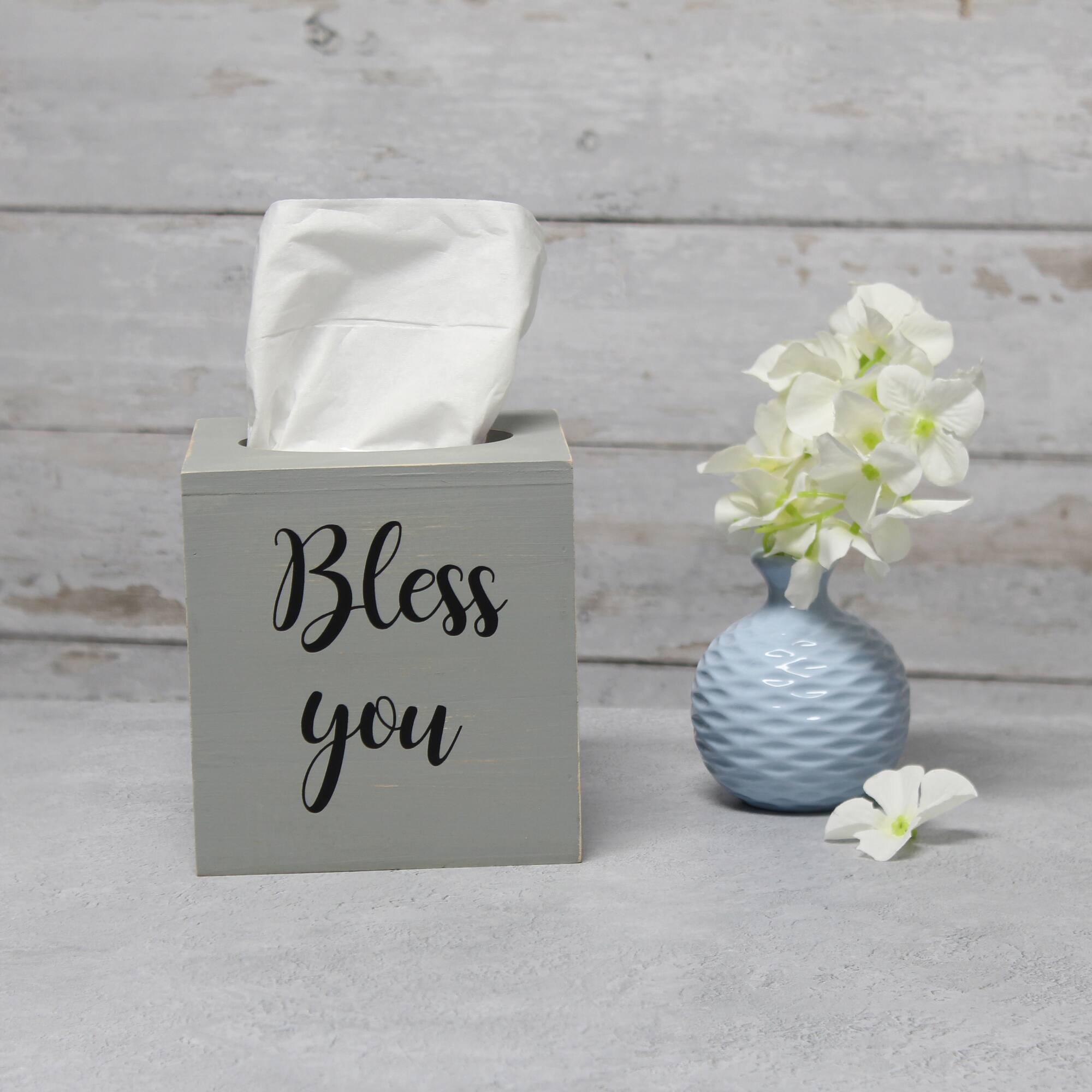 Elegant Designs Bless You Tissue Box Cover